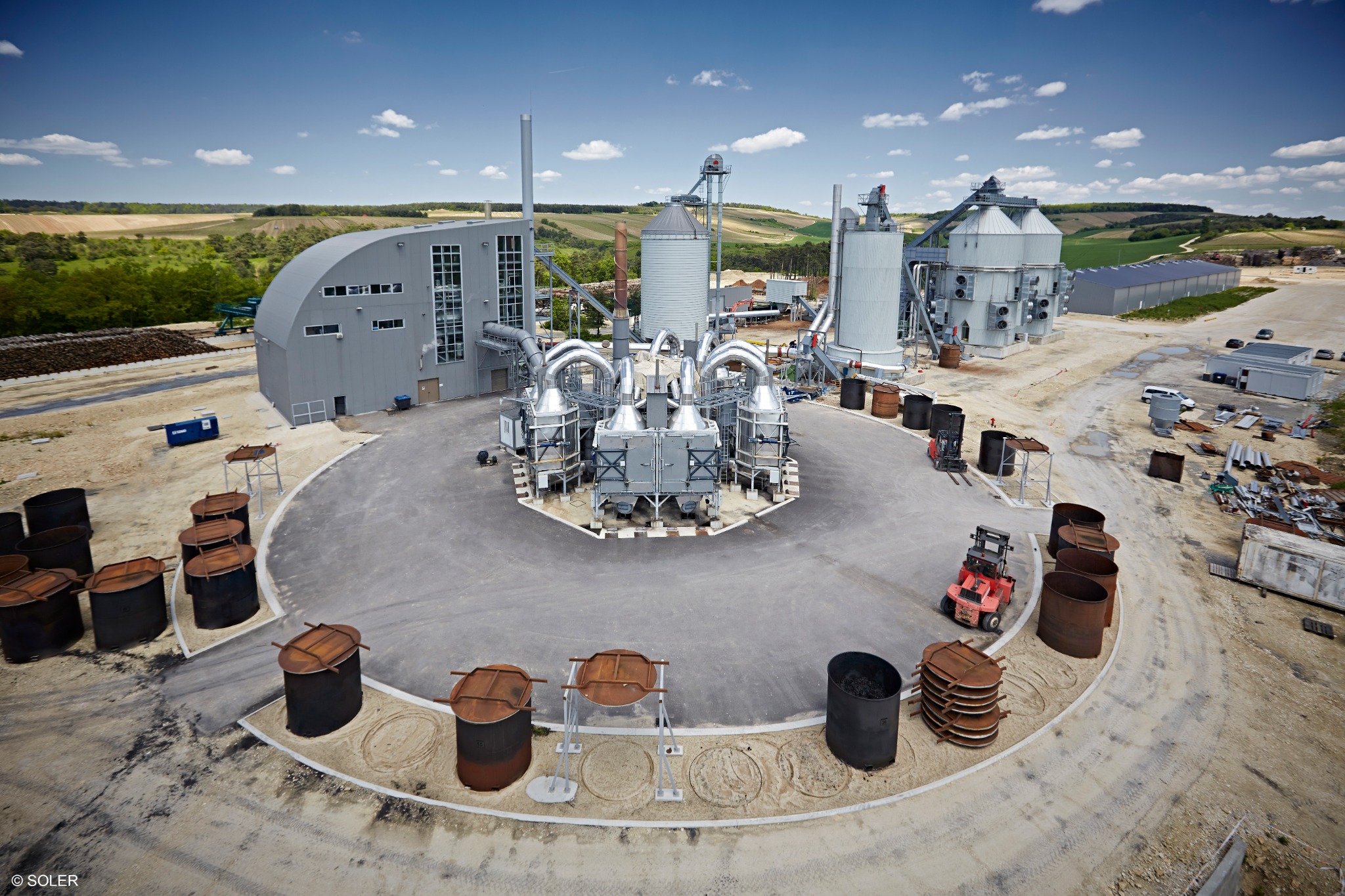 Soler biorefinery production site